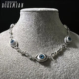 Halloween Alien Eye Ball Necklace Unisex