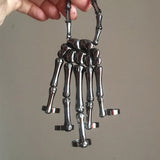 Halloween Gothic Skull Skeleton Bracelet Elastic Bangle Femme Party Accessory