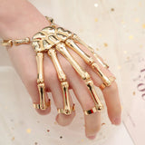 Hand Skull Skeleton Elasticity Bracelet Gothic Punk Women