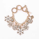 Halloween Bracelets for Women Pumpkin Love Heart Snowflake Christmas Charm Brace