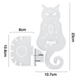 Halloween Candlestick Resin Mold DIY Cat Moth Totem