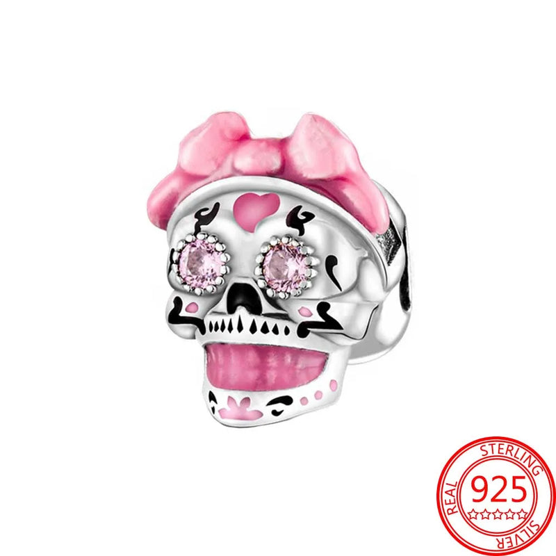 Witch Skull Joker Elephant Pendant 925 Silver Jewelry