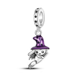 Witch Skull Joker Elephant Pendant 925 Silver Jewelry