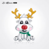 Halloween Christmas Bead Charms Silver Plating for Women DIY Jewelry Making