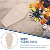 Halloween Coffin Candy Box Mini Wooden Box DIY Party Accessories