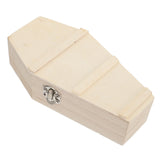 Halloween Coffin Candy Box Mini Wooden Box DIY Party Accessories