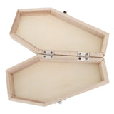 Halloween Coffin Candy Box Mini Wooden Box DIY Party Accessories