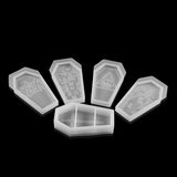 Halloween Coffin Storage Box Epoxy Resin Mold Tray DIY Crafts