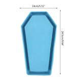 Halloween Coffin Storage Box Resin Mold Tray DIY Crafts Jewelry Holder
