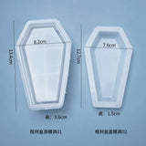 Halloween Coffin Storage Box Silicone Mold