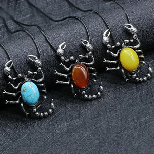 Gothic Scorpion Pendant Necklace Halloween Cosplay