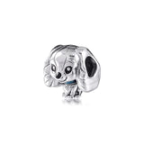 Halloween Crystal Beads 925 Silver DIY Jewelry Making Cut Dog Lady Charm