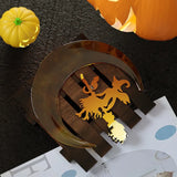 Moon Witch Silicone Mold Happy Halloween Crystal Epoxy Resin Mold