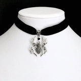 Gothic Spider Necklace Vintage Jewelry Halloween Gift