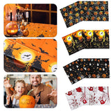 Halloween Tablecloth Pumpkin Spider Web Bat Ghost Table Cover