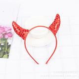 Halloween Devil Jewelry Red Horn Headband for Kids