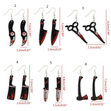 Halloween Ear Hooks Drop Earrings for Women