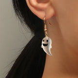 3D Ghost Eardrop Resin Earrings Halloween Party Gift