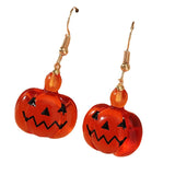 Halloween Pumpkin Earrings Resin Jewelry Party Gift Accessories