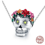 Enamel Skull Beads for Bracelet or Necklace Charm