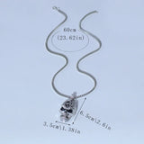Skull Head Pendant Hip Hop Punk Necklace