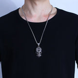 Skull Head Pendant Hip Hop Punk Necklace