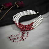 Halloween Blood Tiered Necklace Gothic Jewelry