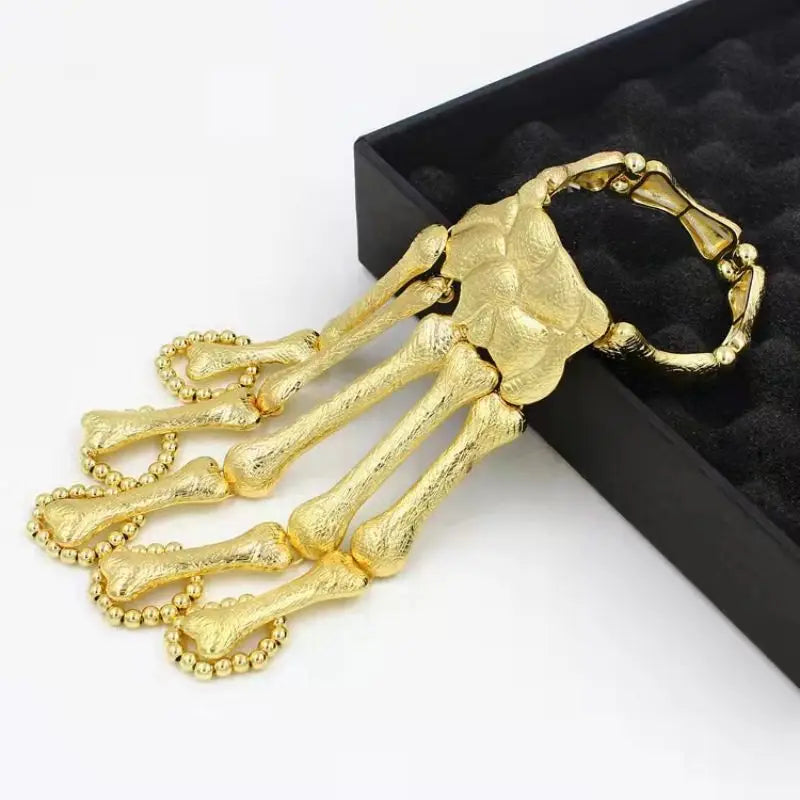 Halloween Punk Acrylic Bone Bracelet for Girls