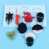 Skull Bone Lips Mould Keychain Silicone Mold