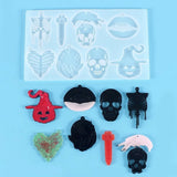 Skull Bone Lips Mould Keychain Silicone Mold
