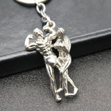 Halloween Fitness Skeleton Key Chain for Men and Women