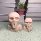 Halloween Ghost Head Grim Face Candle Silicone Mold