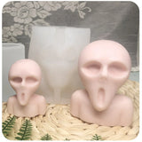 Ghost Head Silicone Mold for Resin Epoxy Craft
