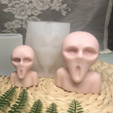 Ghost Head Silicone Mold for Resin Epoxy Craft
