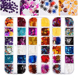 Halloween Glitter Sequins Resin Nail Art Decorations