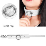 Halloween Harness For Woman Belt Punk Collar Necklace Leather Rivet