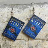 Halloween Horror Wood Book Cover Earrings