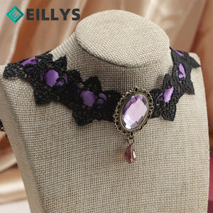 Halloween Lace Necklace Gothic Jewelry Choker