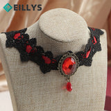 Halloween Lace Necklace Gothic Jewelry Choker