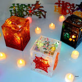 Halloween Lantern Resin Mold for Hanging Lamp