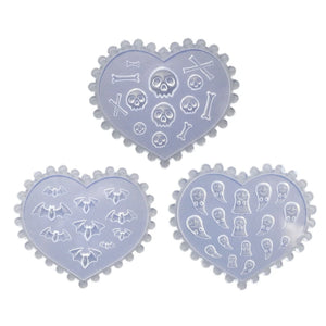 Mini Ghost Bat Skull Silicone Mould for DIY Resin Craft