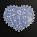 Mini Ghost Bat Skull Silicone Mould for DIY Resin Craft