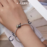 Halloween Magic Witch S925 Silver Pendant Bracelet Necklace DIY Charm Jewelry