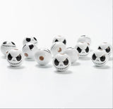 Halloween Skull Grimace Wood Beads Wooden Crafts Toys