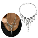 Pirate Skeleton Skull Necklace Retro Head Pendant Gothic Jewelry