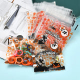 Halloween Cellophane Bags Mixed Pattern DIY Candy Snack Packing Storage Pouch