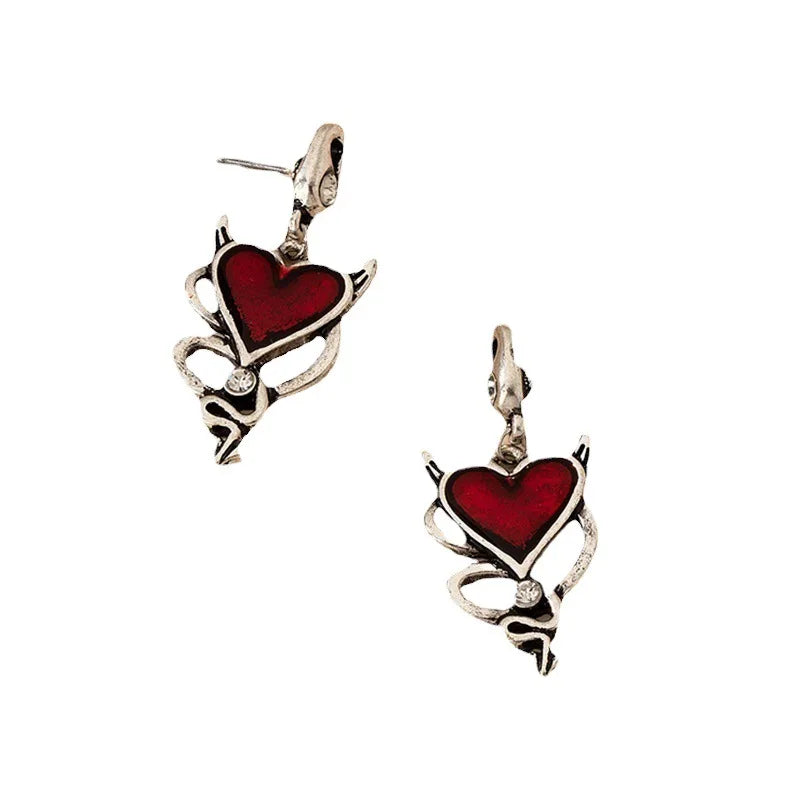 Halloween Retro Punk Earrings for Men and Women