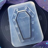 Halloween Coffin Epoxy Resin Shaker Mold Silicone Moulds