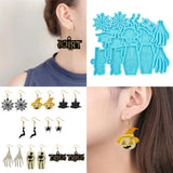 Halloween Resin Earrings Pendant Mould DIY Silicone Ornament Tools