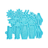 Halloween Resin Earrings Pendant Mould DIY Silicone Ornament Tools